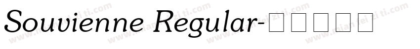 Souvienne Regular字体转换